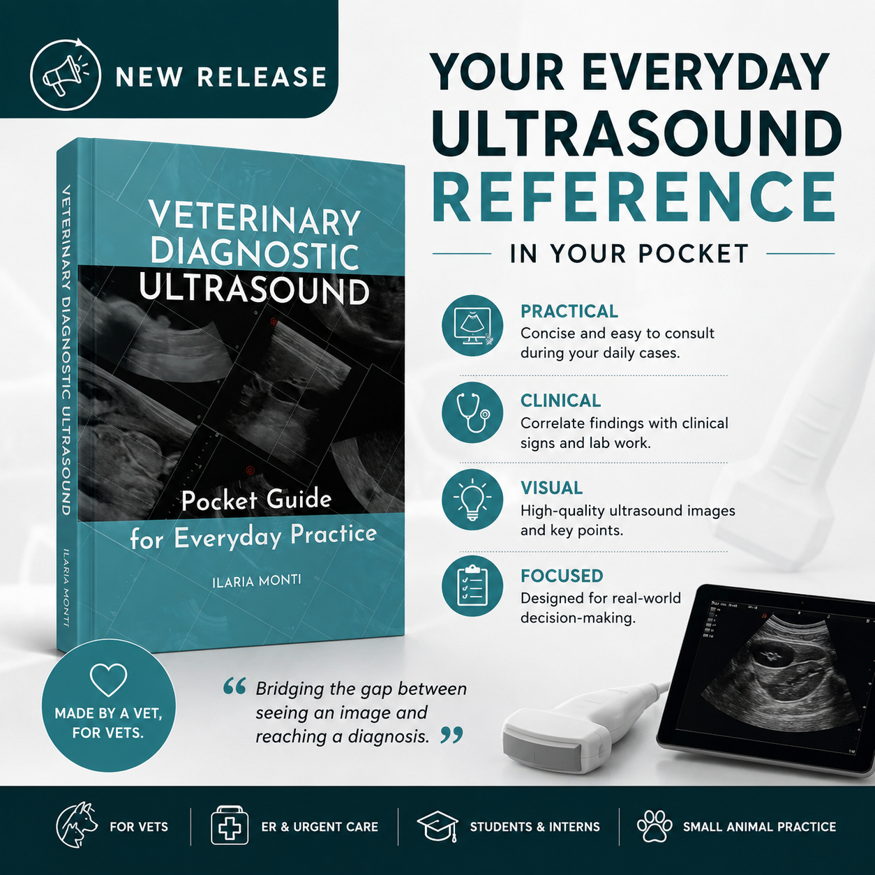 Veterinary Diagnostic Ultrasound - paperbook